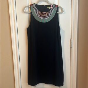 Gianni Bini Black Embellished Strapless Dress